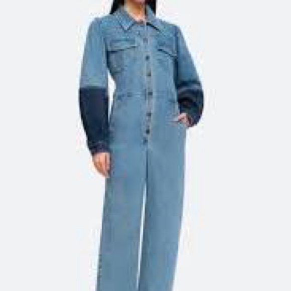 Sea New York Pants - Sea NY Denim Jumpsuit Jean size 2 small